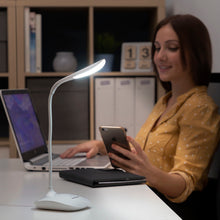 Lataa kuva Galleria-katseluun, Ladattava LED-pöytävalaisin kosketusnäytöllä Lum2Go InnovaGoods
