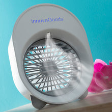Lataa kuva Galleria-katseluun, Minikokoinen ultraääni-ilmanjäähdytin-ilmankostutin LED-valolla Koolizer InnovaGoods
